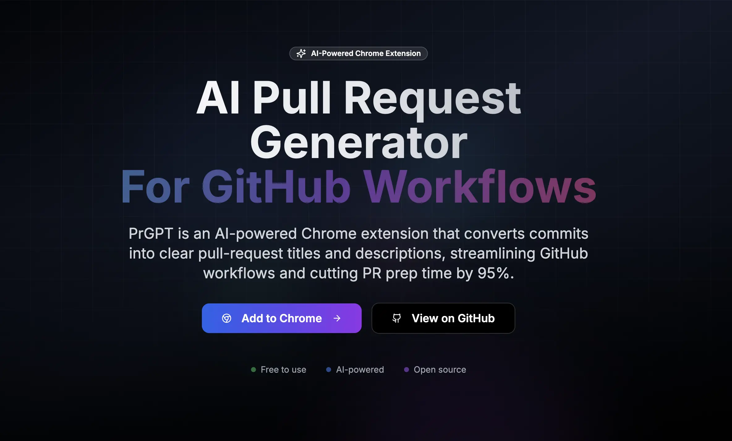 PR-GPT: Instant Pull Request Titles & Descriptions with AI